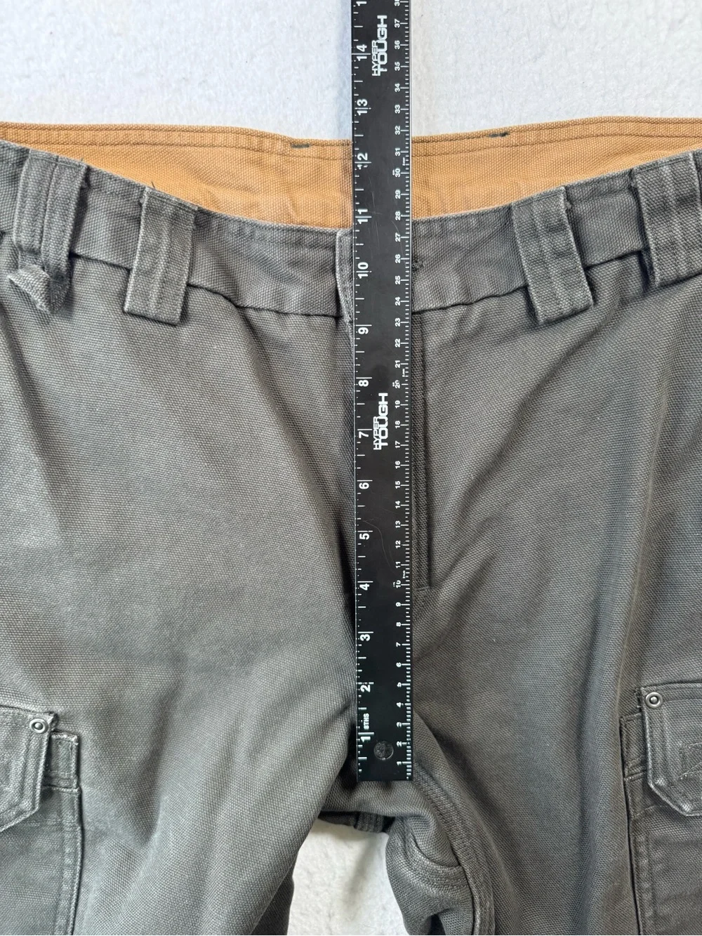 Duluth Trading Co Fleece Lined Pants Men’s 38x30 Brown Utility Workwear